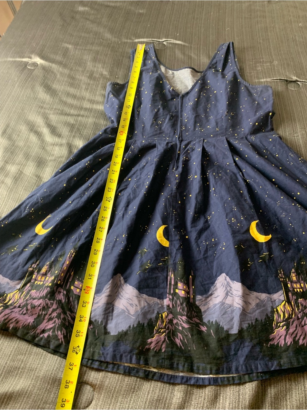ModCloth Black Friday Harry Potter I Solemley Swear Midnight Dress Navy Blue - Picture 15 of 15